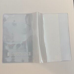 NYC Monochrome BTS POP-UP Exclusive Clear Passport Holder — New, Unused